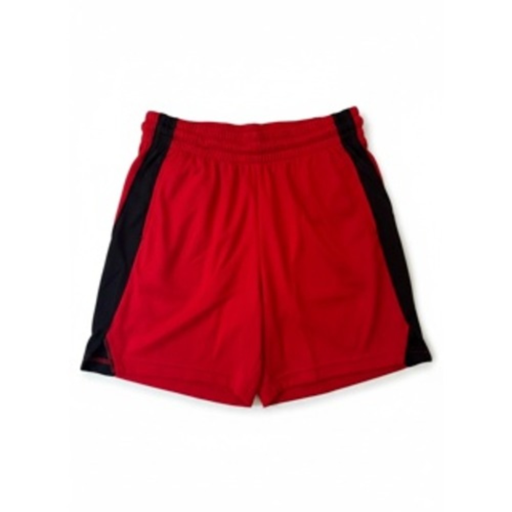 Tek Gear Boys Red Dry Tek Athletic Shorts Black Stripe Size M 10/12